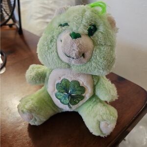 1983 Kenner Care Bears Good Luck Bear 6" Vintage Plush winking eye